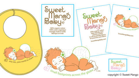 Children's Clothing Graphic Design for Hangtags, Labels